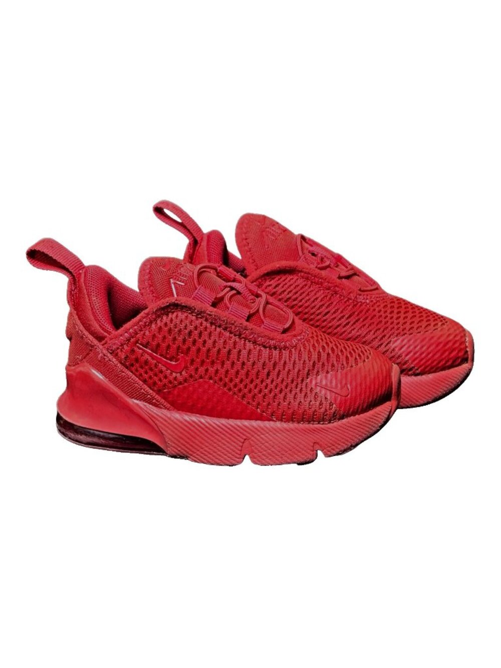 Nike Air Max 270 UNIVERSITY Tripple RED DM8876-600 toddler US Size 6C